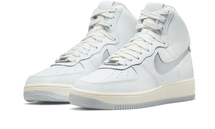 Air Force 1 High Sculpt White Silver All You Need, photo 2