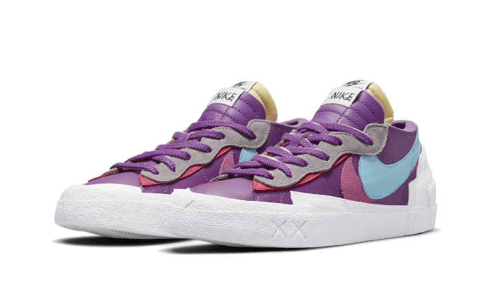 Blazer Low Sacai Kaws Purple Dusk All You Need, photo 2