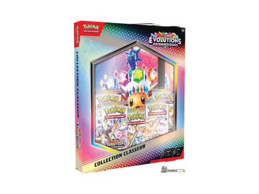 Pokémon Coffret 5 boosters et classeur EV8.5 Ecarlate et Violet Evolutions Prismatiques