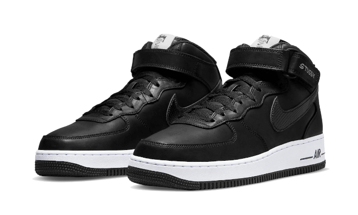 Air Force 1 Mid Stussy All Black All You Need, photo 2