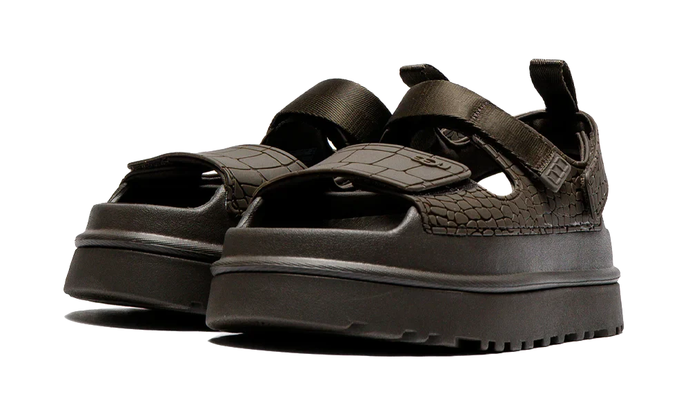 GoldenGlow Embossed Sandal Dense Smoke All You Need, photo 2