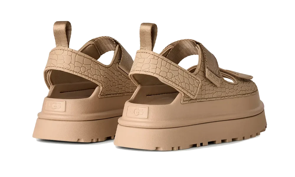 GoldenGlow Embossed Sandal Mustard Seed All You Need, photo 3