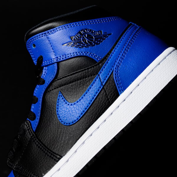 Air Jordan 1 Mid Hyper Royal Tumbled Leather All You Need, photo 5