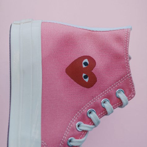 Chuck Taylor All-Star 70s Hi Comme des Garçons PLAY Bright Pink All You Need, photo 4