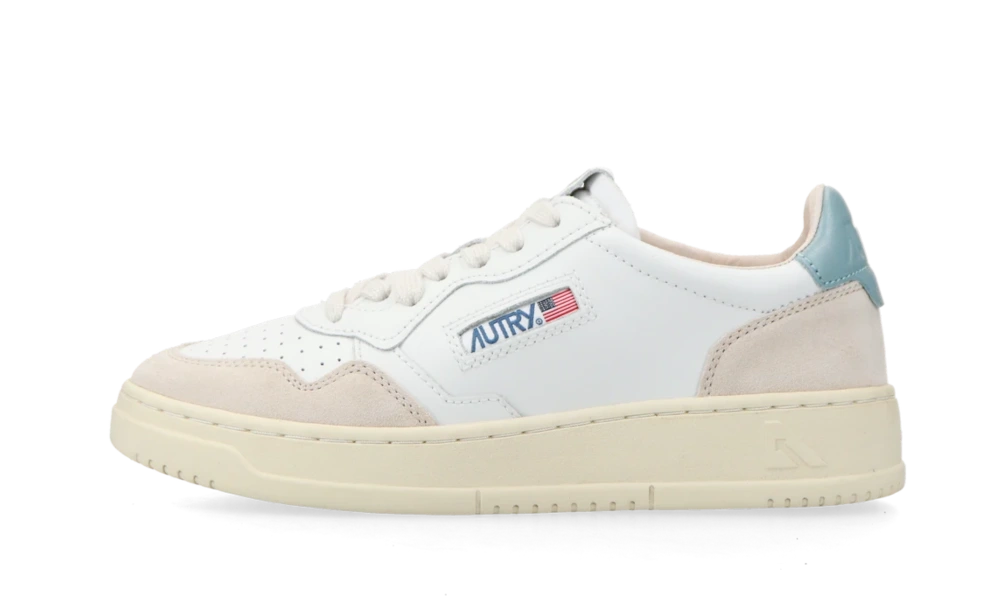 Medalist Leather Suede Low White Metallic Blue All You Need