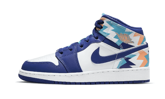 Air Jordan 1 Mid Geometric Print All You Need, photo 1