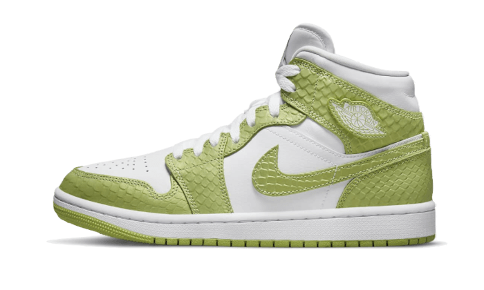 Air Jordan 1 Mid Green Python All You Need, photo 1