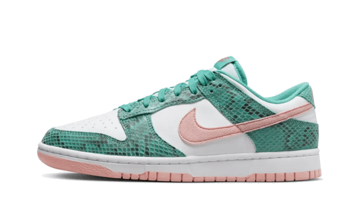 Dunk Low Snakeskin Washed Teal Bleached Coral All You Need, photo 1