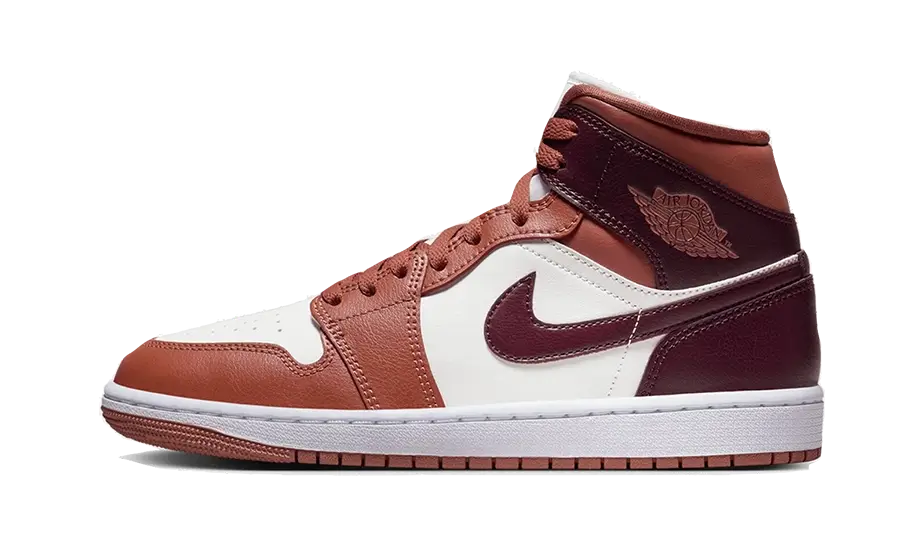 Air Jordan 1 Mid Dusty Peach Night Maroon All You Need, photo 1