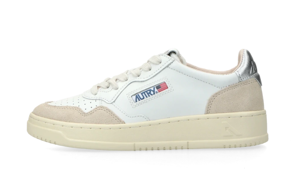 Medalist Leather Suede Low White Silver All You Need, photo 1