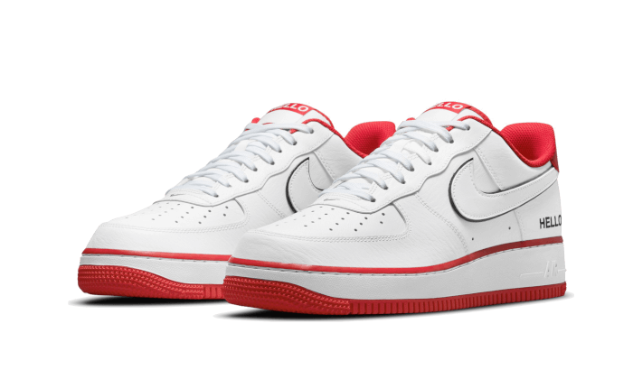 Air Force 1 Low '07 LX Hello White University Red All You Need, photo 2
