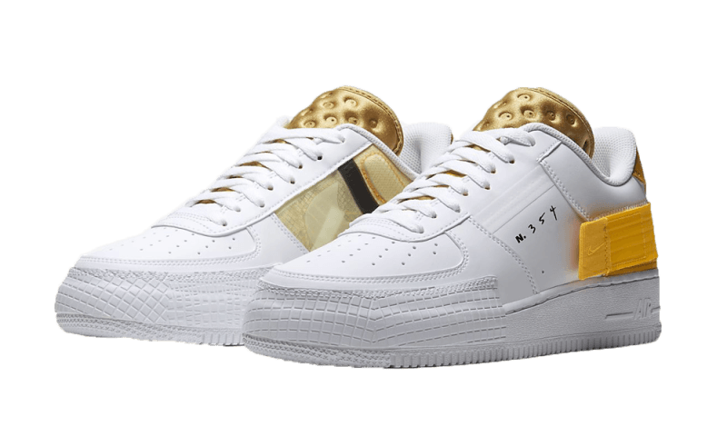 Air Force 1 Low Drop Type White Gold Yellow All You Need, photo 2