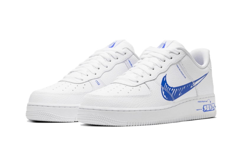 Air Force 1 Low Sketch Blue Swoosh All You Need, photo 2