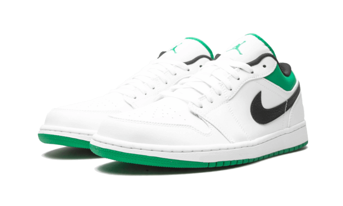 Air Jordan 1 Low White Lucky Green Black All You Need, photo 2