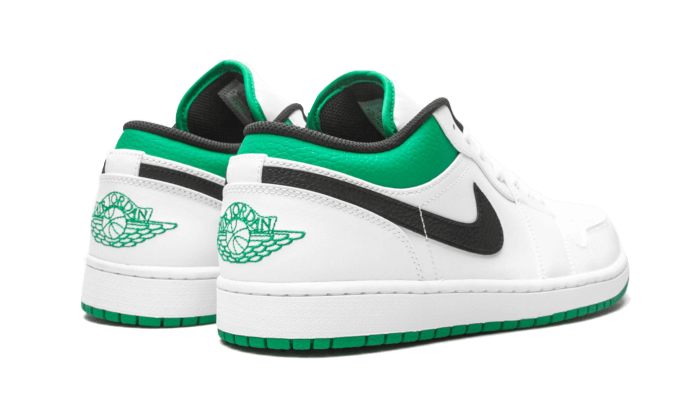 Air Jordan 1 Low White Lucky Green Black All You Need, photo 3