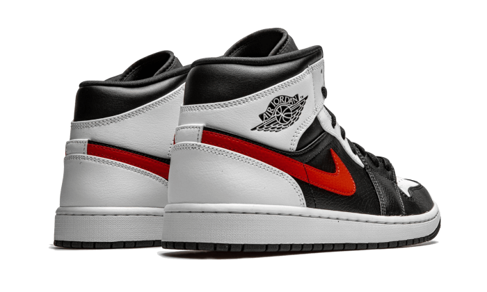 Air Jordan 1 Mid Black Chile Red White All You Need, photo 3