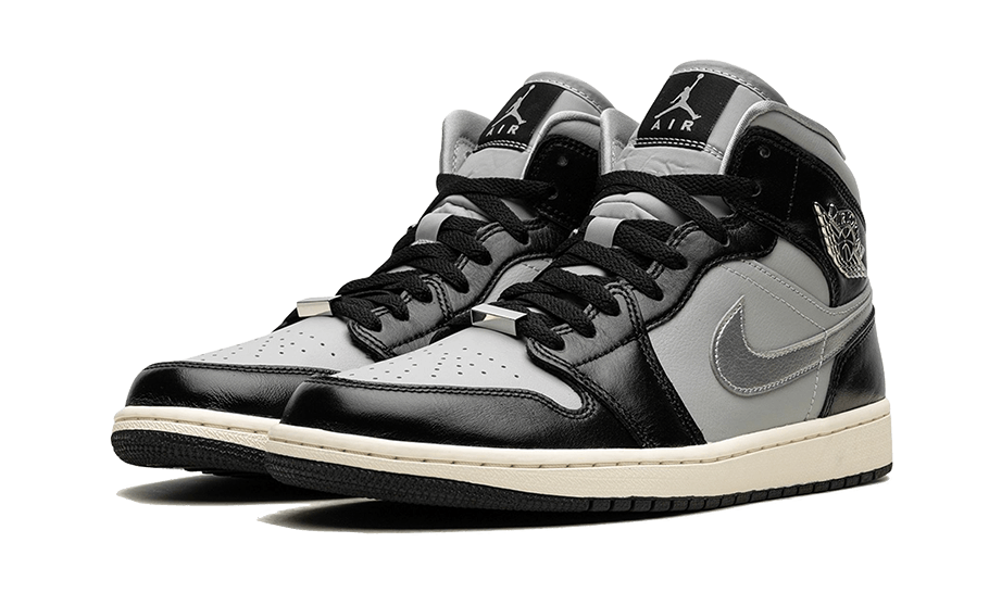 Air Jordan 1 Mid Black Chrome All You Need, photo 2