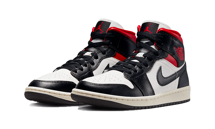 Air Jordan 1 Mid Black Gym Red All You Need, photo 2