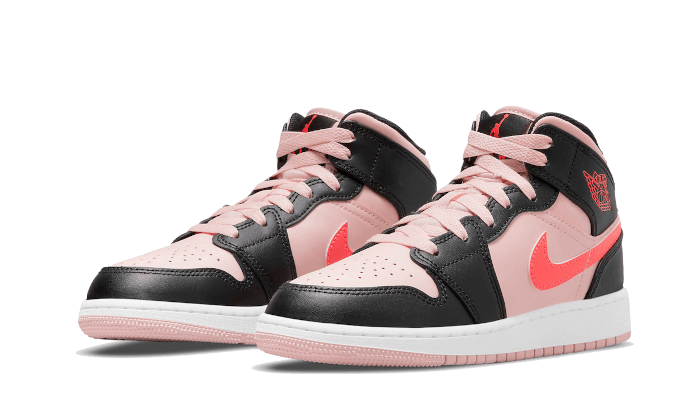Air Jordan 1 Mid Black Pink Crimson All You Need, photo 2