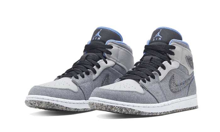 Air Jordan 1 Mid Crater Grey University Blue All You Need, photo 2