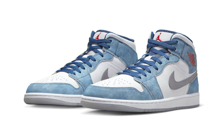Air Jordan 1 Mid French Blue Fire Red All You Need, photo 2