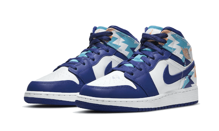 Air Jordan 1 Mid Geometric Print All You Need, photo 2