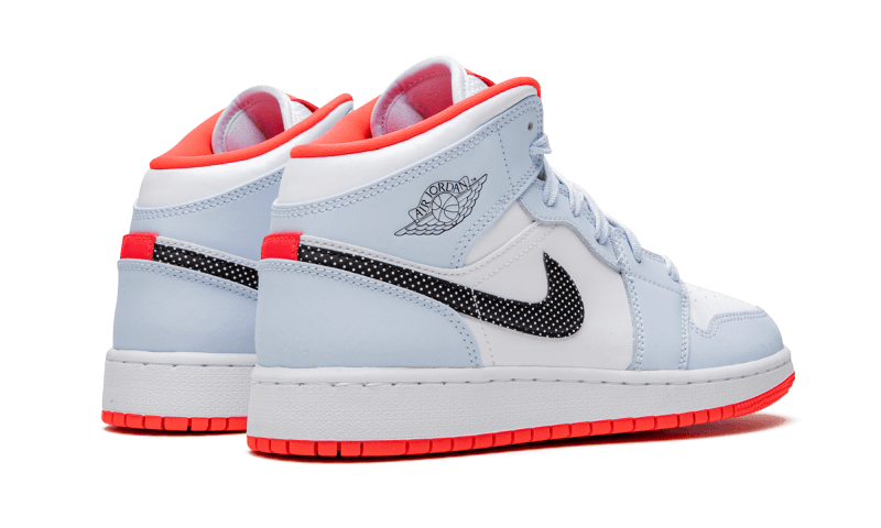 Air Jordan 1 Mid Half Blue Polka Dot Swoosh All You Need, photo 3