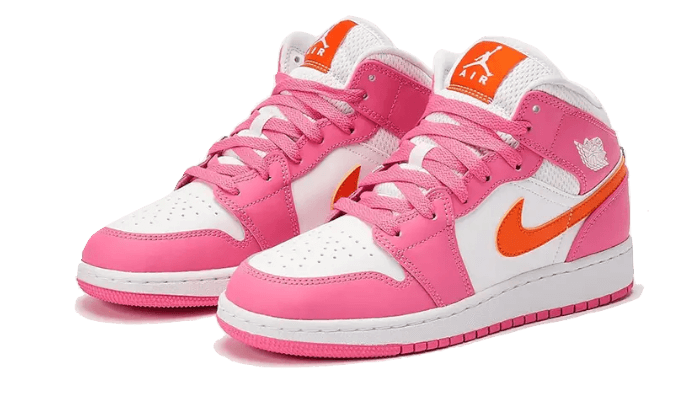 Air Jordan 1 Mid Pinksicle Safety Orange All You Need, photo 2