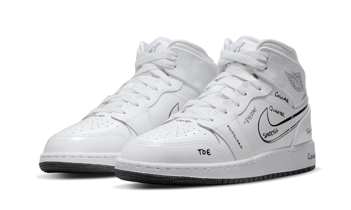 Air Jordan 1 Mid Schematic All You Need, photo 2