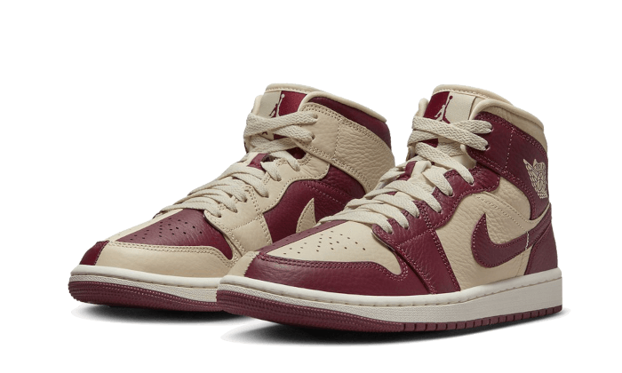 Air Jordan 1 Mid Split Beach Cherrywood Red All You Need, photo 2