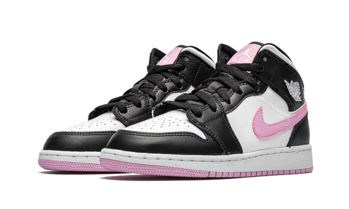 Air Jordan 1 Mid White Black Light Arctic Pink All You Need, photo 2