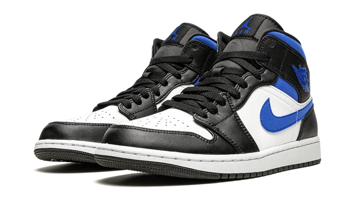 Air Jordan 1 Mid White Black Royal All You Need, photo 2