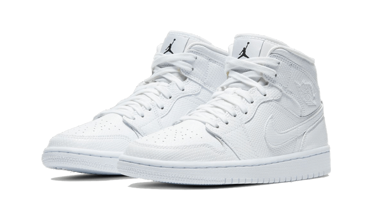 Air Jordan 1 Mid White Snakeskin All You Need, photo 2