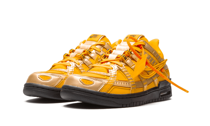 Air Rubber Dunk Off-White University Gold All You Need, photo 2
