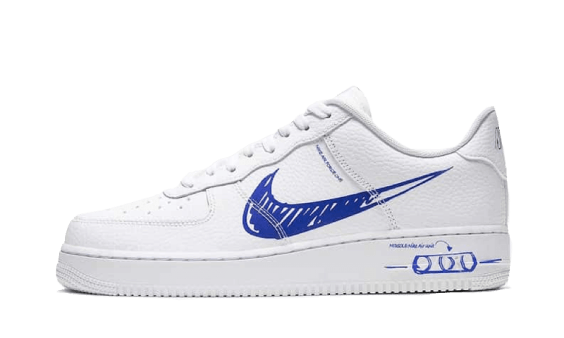 Air Force 1 Low Sketch Blue Swoosh All You Need, photo 1