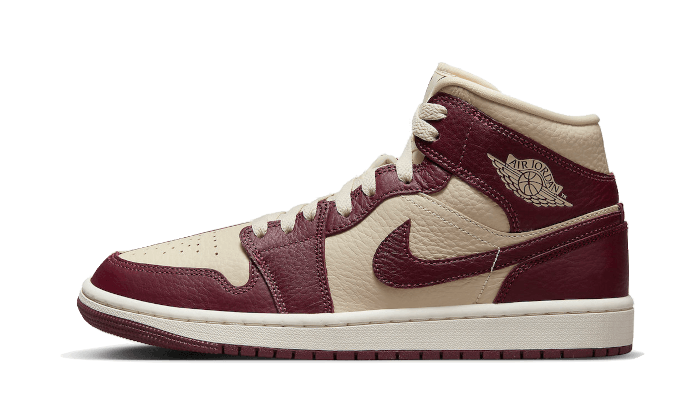 Air Jordan 1 Mid Split Beach Cherrywood Red All You Need, photo 1