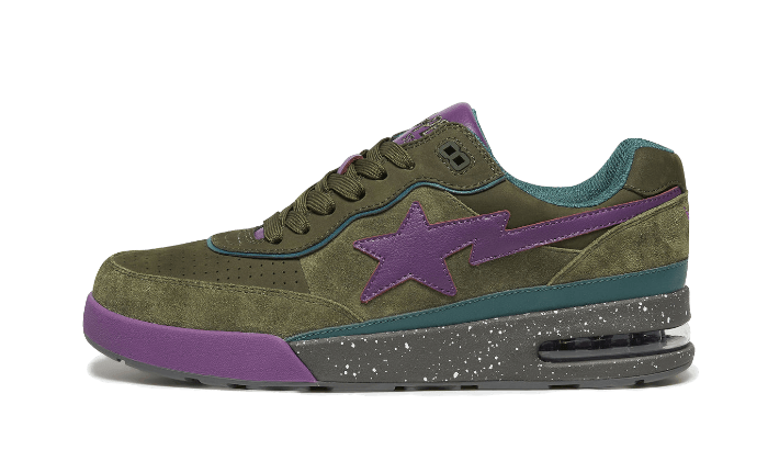 Bape Road Sta Dark Green Suede All You Need, photo 1