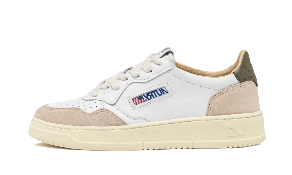Medalist Leather Suede Low White Kaki Green All You Need, photo 1