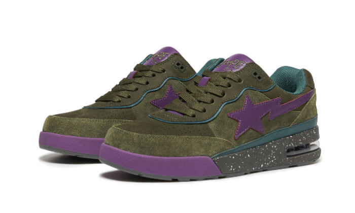 Bape Road Sta Dark Green Suede All You Need, photo 2