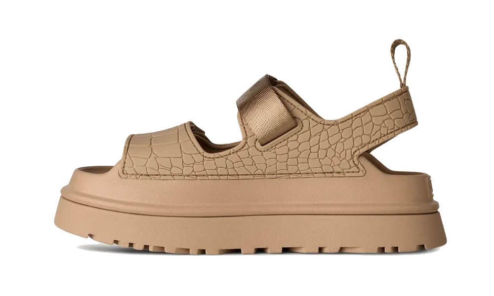 GoldenGlow Embossed Sandal Mustard Seed All You Need, photo 1