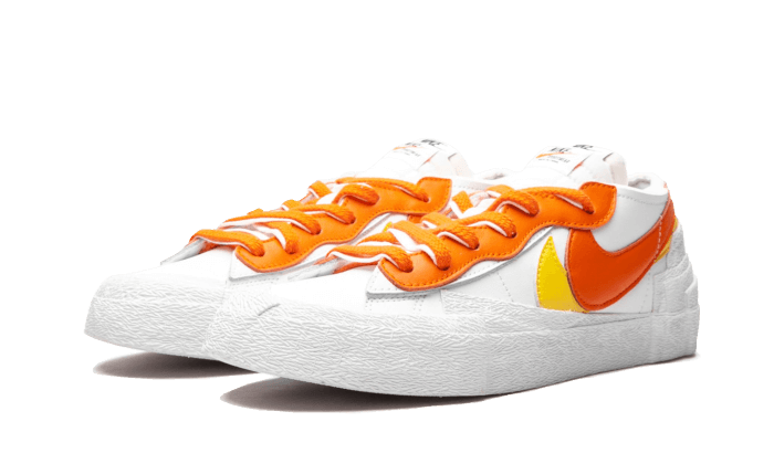 Blazer Low Sacai White Magma Orange All You Need, photo 2