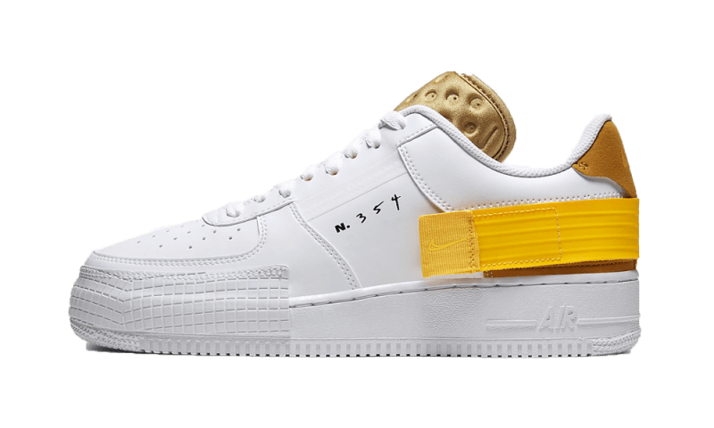Air Force 1 Low Drop Type White Gold Yellow All You Need, photo 1