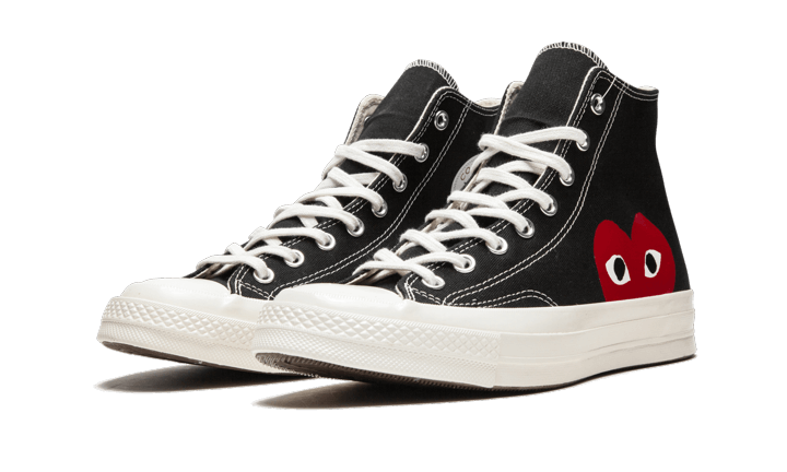 Chuck Taylor All-Star 70s Hi Comme des Garçons PLAY Black All You Need, photo 2