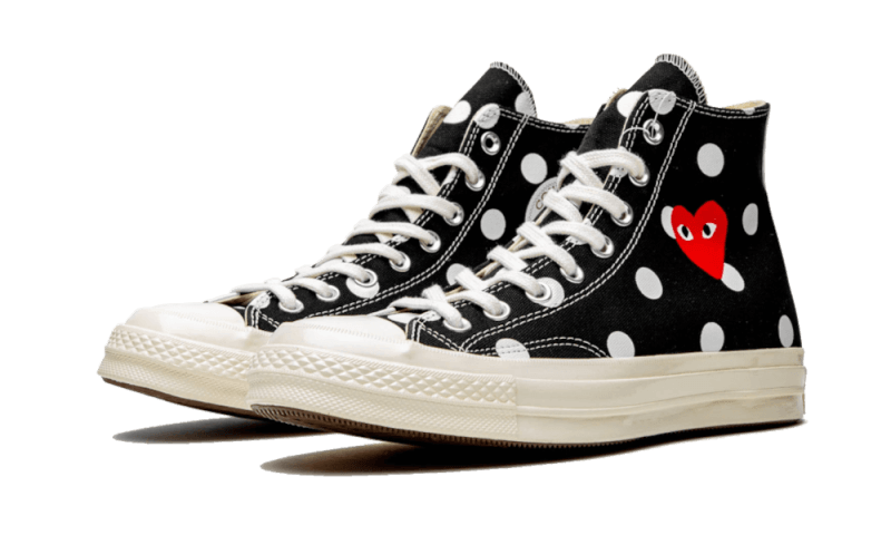 Chuck Taylor All-Star 70s Hi Comme des Garçons PLAY Polka Dot Black All You Need, photo 2