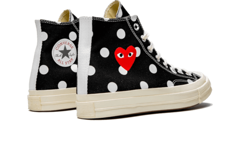 Chuck Taylor All-Star 70s Hi Comme des Garçons PLAY Polka Dot Black All You Need, photo 3