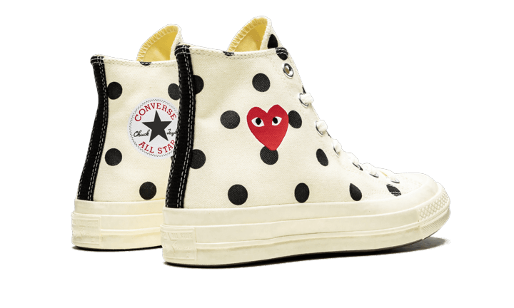 Chuck Taylor All-Star 70s Hi Comme des Garçons PLAY Polka Dot White All You Need, photo 3