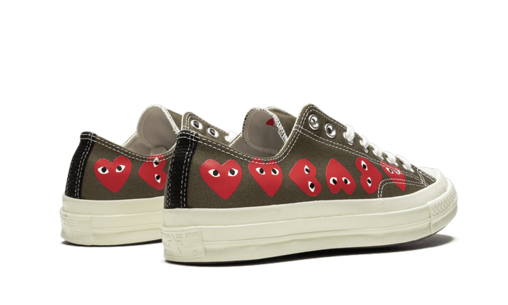 Chuck Taylor All-Star 70s Ox Comme des Garçons PLAY Multi Heart Green All You Need, photo 3