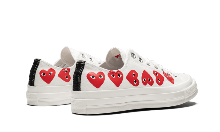 Chuck Taylor All-Star 70s Ox Comme des Garçons PLAY Multi-Heart White All You Need, photo 3