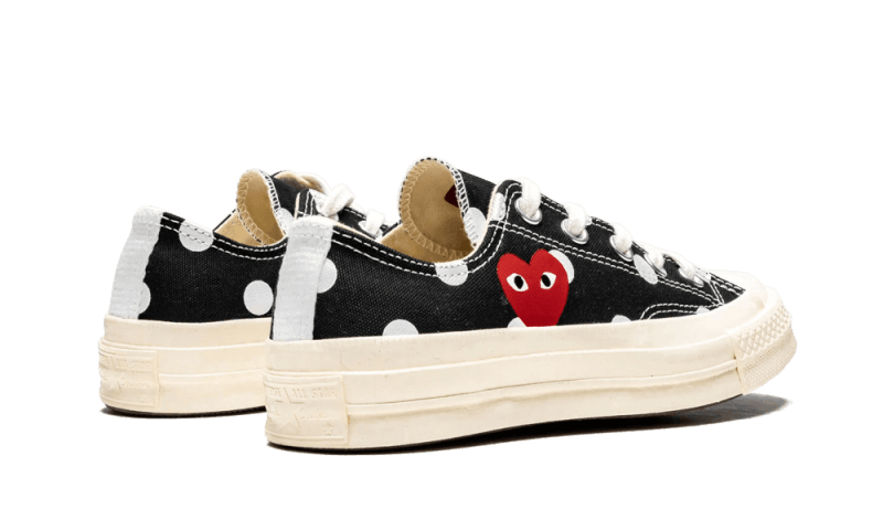 Chuck Taylor All-Star 70s Ox Comme des Garçons PLAY Polka Dot Black All You Need, photo 3