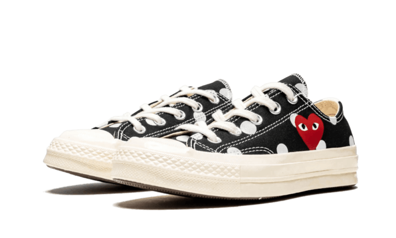 Chuck Taylor All-Star 70s Ox Comme des Garçons PLAY Polka Dot Black All You Need, photo 2